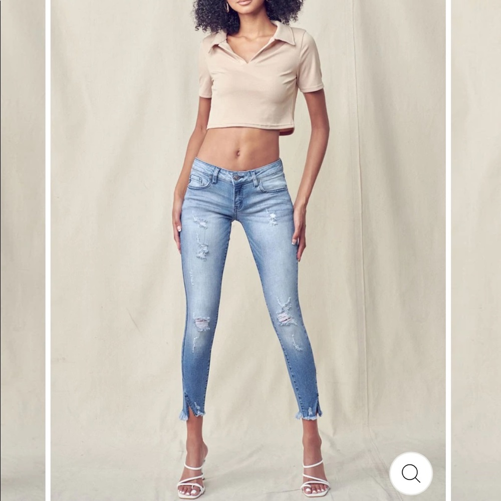 Kancan distressed jeans